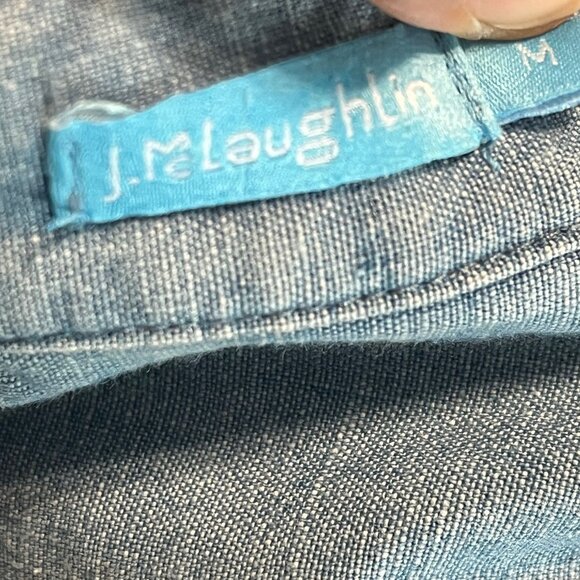 J.McLaughlin Arissa Chambray Dress Size Medium - Picture 7 of 8